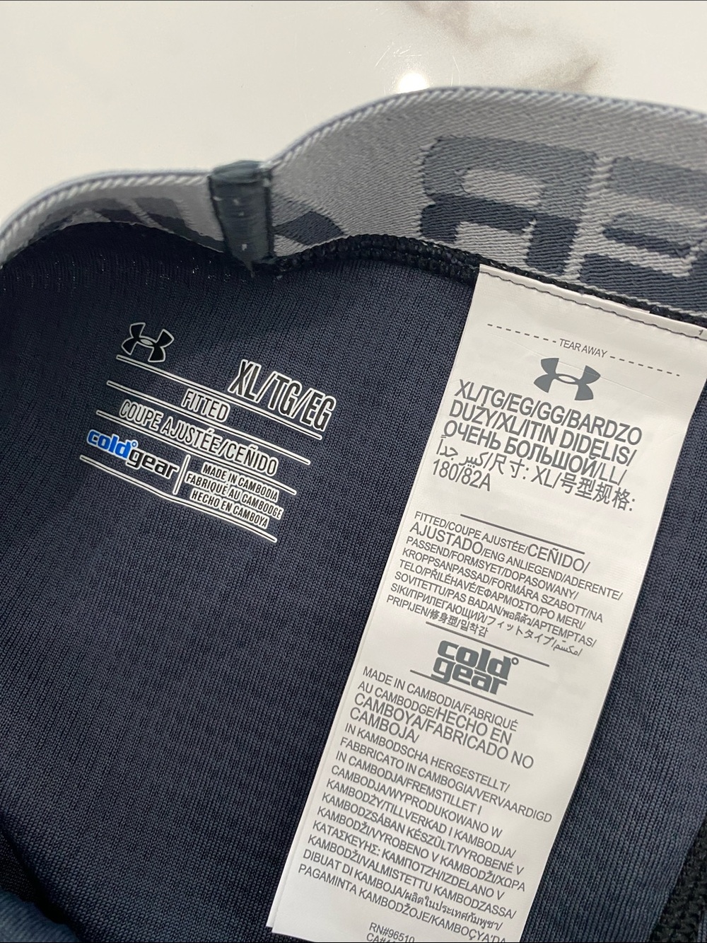 Under Armour Black Men's Athletic Compression Joggers - Picture 4 of 5